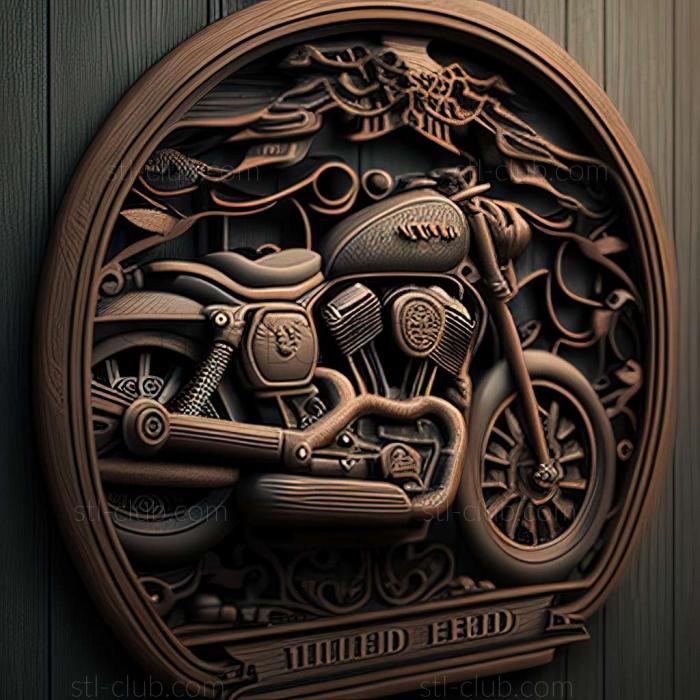 3D модель Harley Davidson Iron 883 (STL)